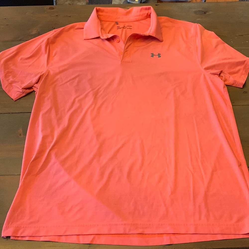 Under Armour Heat Gear, 2XL(Loose), Peach in Color